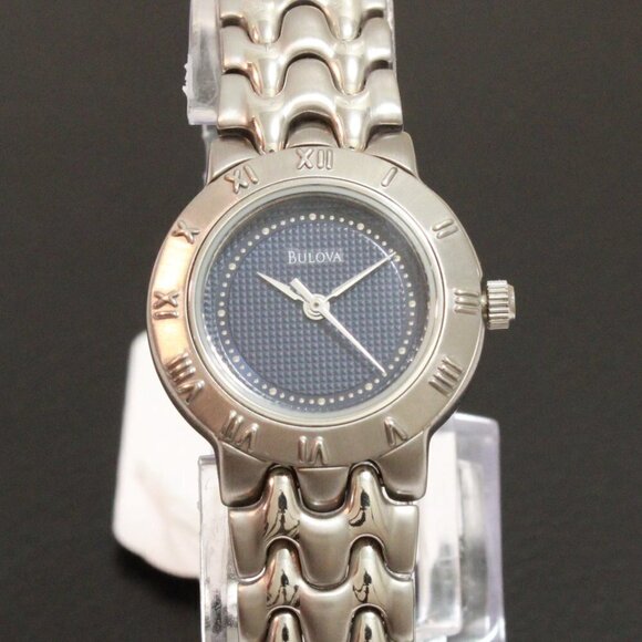 Bulova Contemporary Casual Watch Stainless Case Bracelet Blue Textured Dial 25 main image 8